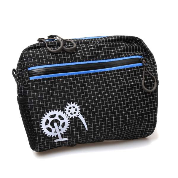 ROBO-KIWI Bikepacking Handlebar Bags - Cafe Bag - black / blue (1)