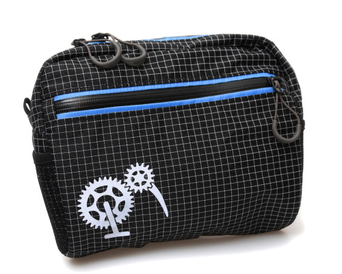 ROBO-KIWI Bikepacking Handlebar Bags - Cafe Bag DGS ROBO-KIWI Bikepacking Handlebar Bags - Cafe Bag - black / blue