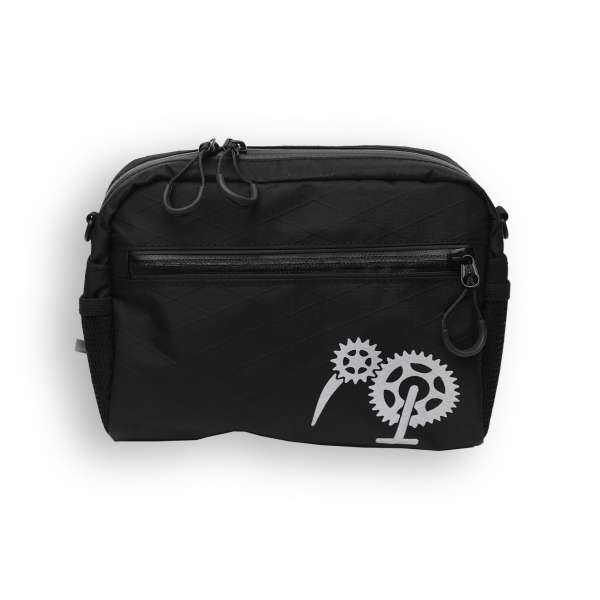 ROBO-KIWI Bikepacking Handlebar Bags - Cafe Bag XP - black/black trim (selected variation)