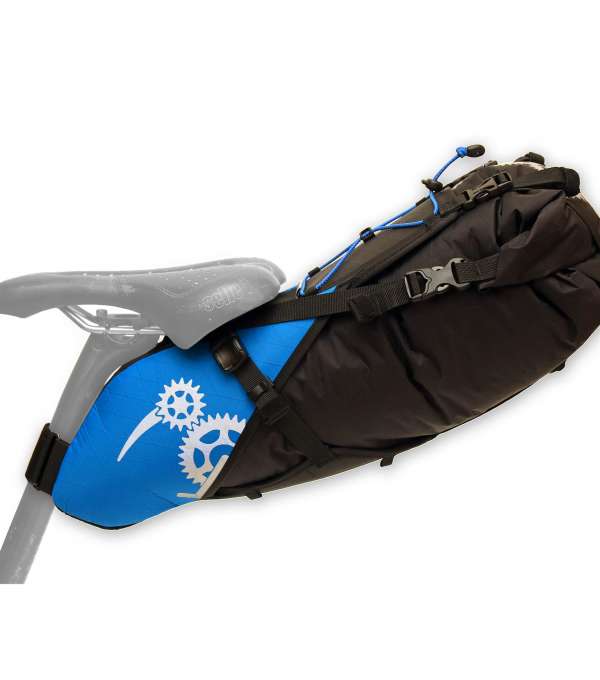 ROBO-KIWI Bikepacking Saddle Bags - Rear Harness + Dry Bag XP 6