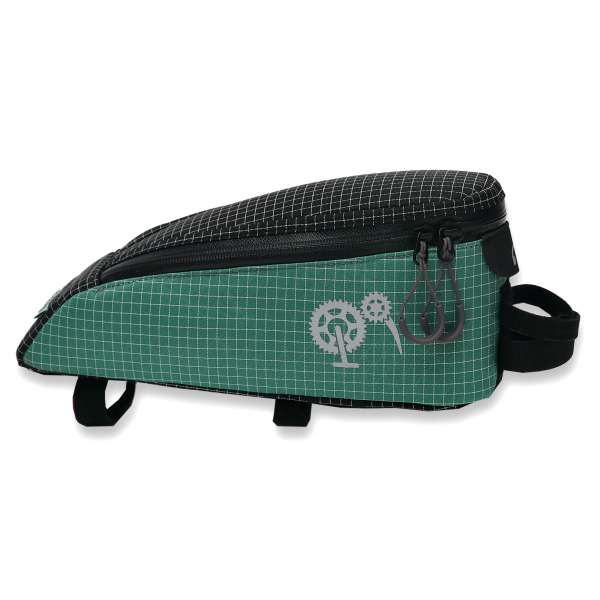 ROBO-KIWI Bikepacking Top Tube Bags - Cockpit Bag DGS - regular, green (2)