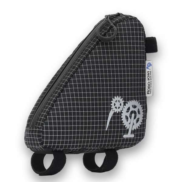 ROBO-KIWI Bikepacking Top Tube Bags - Macgyver Bag DGS - black/black trim (selected variation)